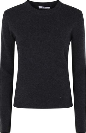 Max Mara Round-neck Truien - Dames - Ronde hals truien - Grijs - L - Truien & Vesten