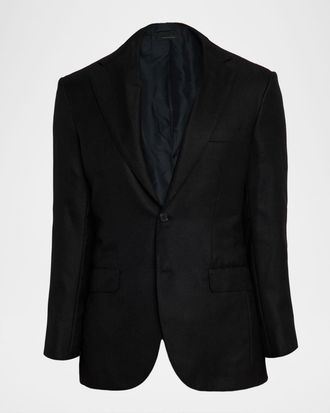 Brioni Men & apos;s Cashmere and Silk Notch Lapel Sport Coat
