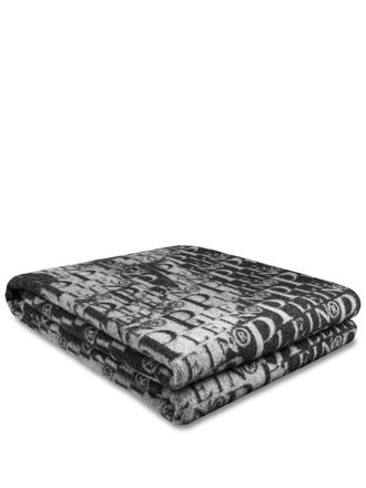 Philipp Plein Sjaal met franjes - Zwart