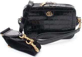 Gucci Pre-owned Cuoio borse-gucci - - Pre-owned - Donna - Nero - ONE SIZE