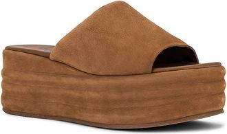 Free People Womens Harbour Flatform Sandals In Tan