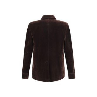 Tom Ford Mens Brown Cotton Blazer Clothing