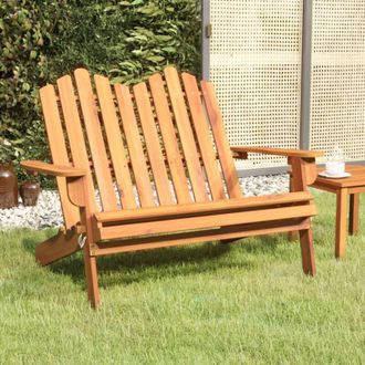 vidaXL vidaXL Panchina da Giardino Adirondack 126 cm Legno Massello di Acacia