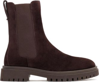 Kazar Slip-on Chelsea Boots - Dames - Chelseaboots - Bruin - 35 EU - Su&egrave;de - Schoenen