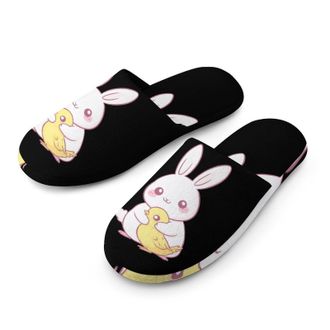 Generic Bunny Rabbits Chick Chicken Mens House Slippers Slip Indoor Slipper On Shoes Warm Outdoor