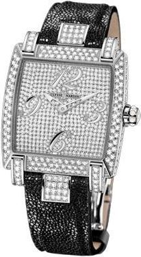 Ulysse Nardin Caprice Diamonds Dial Stingray Strap Automatic Ladies Watch 130-91FC-FULL