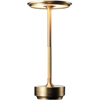 OEM L&aacute;mpara De Mesa Led Recargable, Resistente Al Agua Y Regulable - Port&aacute;til Para Dormitorio, Sala De Estar, Restaurante - Ulisem