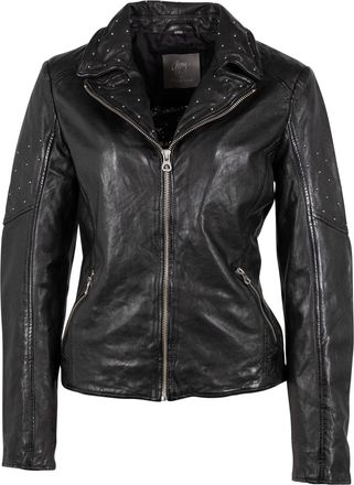 Mauritius Lederjacke MAURITIUS GWShanila, Damen, Gr. M, schwarz, Obermaterial: 100% Schafsleder. Futter: 100% Baumwolle. &Auml;rmelfutter: 100% Polyester, unifarben,