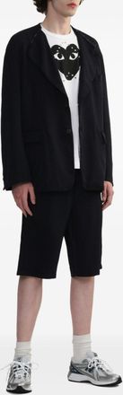 Comme Des Garçons White Logo-Stud T-Shirt