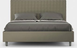 Les Tendances Cama Matrimonio 160x200 Contenedor Dise&ntilde;o Moderno Sunny M1 - Marr&oacute;n