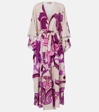 Adriana Degreas Vestido de playa estampado