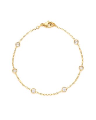 Liv Oliver 18K Cz Bracelet