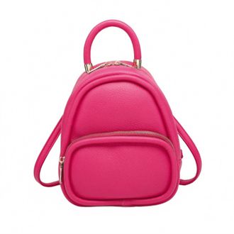 Jen & Co. Womens Valencia Small Backpack In Fucshia