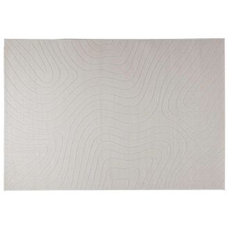 vidaXL Alfombras De &Aacute;rea Palmeras Crema 230 X 160 Cm Poli&eacute;ster Vidaxl