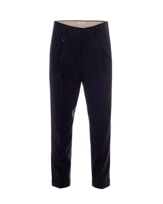 Paolo Pecora Straight-Leg Chino Pants with Cuffed Hems and Refined Accents
