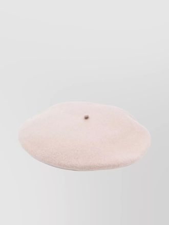 Borsalino brushed wool basque hat with flat peak