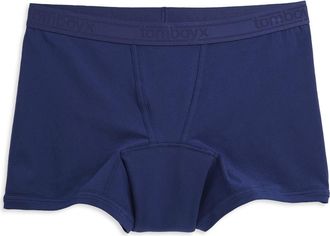 TomboyX First Line Stretch Cotton Period 4.5-Inch Trunks in Future Dusk at Nordstrom, Size Medium