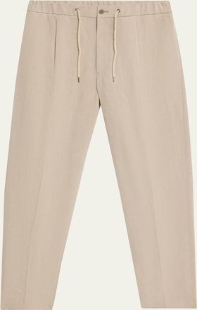 Giorgio Armani Linen Drawstring Pants