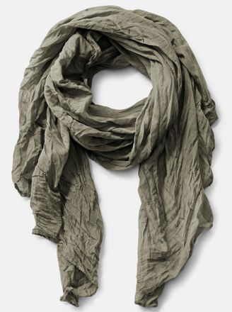 Heine Modeschal HEINE, Damen, gr&uuml;n (khaki), Baumwolle, Modet&uuml;cher Modeschal