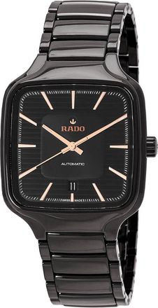 Rado True Square Automatic Black Dial Mens Watch R27078172