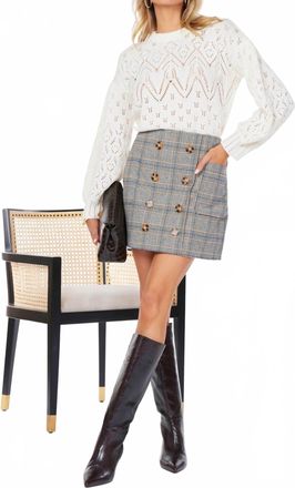 Bishop + Young Sloane Mini Skirt In Chelsea Plaid
