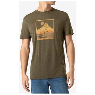 super.natural Trace Hill Tee Merinoshirt f&uuml;r Herren | braun
