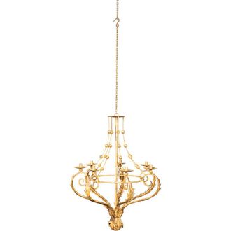Biscottini International Biscottini - lampadario a sospensione 100x77x77 cm Lampadari soggiorno in ferro battuto Lampadario cucina vintage Lampadario vintage