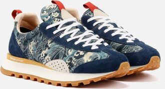 Flower Mountain Womens Flower Mountain New Asuka Blue Waves Trainers - Size: UK 6.5 / eu 40 / us m7 - w8.5