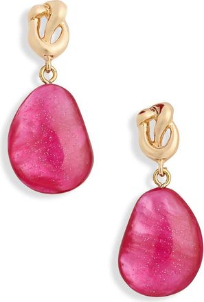 Eye Candy Los Angeles Violeta Drop Earrings in Gold at Nordstrom Rack