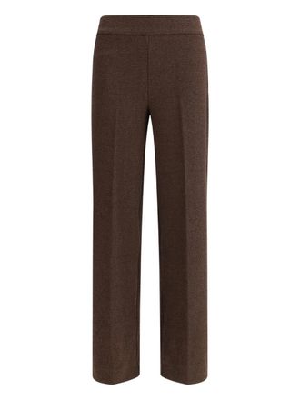 Avenue Montaigne boucle trousers - Brown