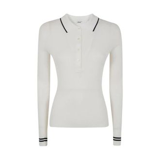 Aspesi Jas Witte - Dames - V-hals truien - Wit - S - Truien & Vesten