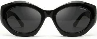 Velvet Eyewear Alice Polarized Sunglass in Black at Nordstrom