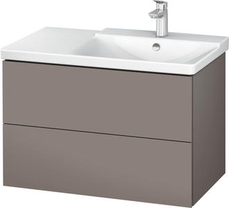 Duravit Duravit L-cube Mueble De Pared De 820mm De Ancho, Profundidad 481, 2 Cajones, Cabe p3 Comfort Art&iacute;culo 233485, Derecho De Cuenca, Color: Decoraci&oacute;n Ba