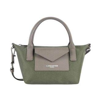 Lancaster Mini Handtas Smart KBA - Dames - Tassen - Groen - Maat: ONE Size Zijde