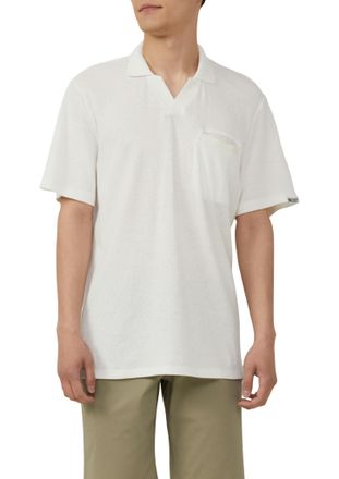 s.Oliver Poloshirt S.OLIVER, Herren, Gr. XXL, weiss (wei&szlig;), Jersey, Obermaterial: 100% Baumwolle, unifarben, regular fit taillenbedeckt, ohne Ausschnitt, Shirt