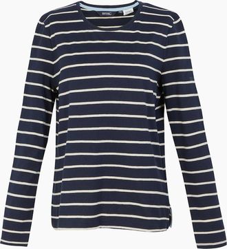 Regatta Womens Regatta Womens/Ladies Federica II Stripe Long-Sleeved T-Shirt - White - Size: 26