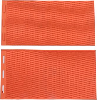 OEM Molde De L&aacute;minas De Cera De Abeja De 5,4 Mm, Molde Plegable De Silicona Para L&aacute;minas De Cera Para Apicultura, Color Naranja