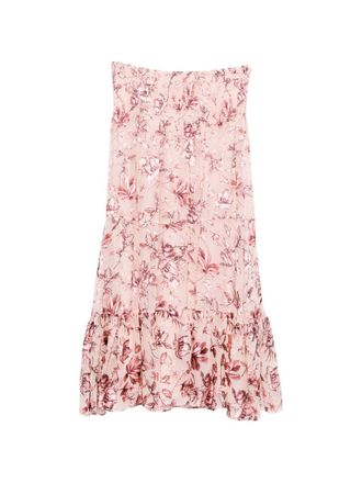 Alice & Olivia Womens Printed Maxi Skirt