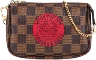 Louis Vuitton Pre-owned Plastic louis-vuitton-bags - Dames - Vintage Clutch - Rood - ONE Size - Vintage