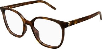 Saint Laurent SL M155 Eyeglasses - Dames - Brillen - Bruin - 55 MM - Accessoires