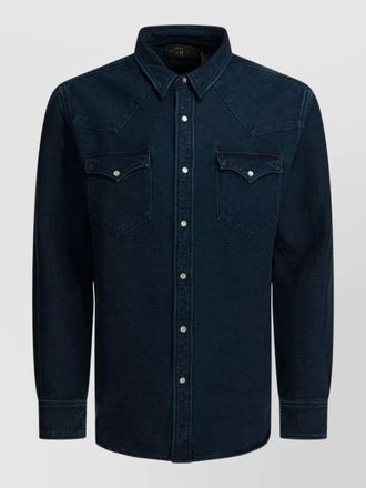 Ralph Lauren suede western shirt