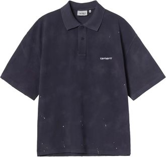 Carhartt Work in Progress Painter Polo - Heren - Tops - Blauw - Maat: L Katoen
