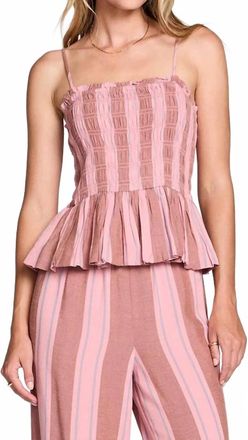 Saltwater Luxe Tremont Tank Top In Coffee