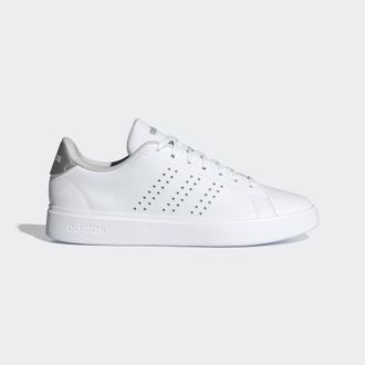 adidas Womens Advantage 2.0 Shoes - White - Size UK 8.5