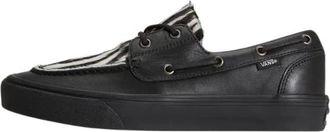Vans 2-Eyelet Boat Shoe - Dames - Schoenen - Zwart - Maat: 38 EU Leer