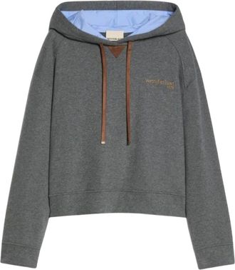 Pennyblack Hoodies & sweatvesten, Dames, Grijs, XS, Katoen, Pbjcartone Hoodie