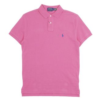 Polo Ralph Lauren Polo Shirts, male, Pink, Size: S Basic Mesh Polo