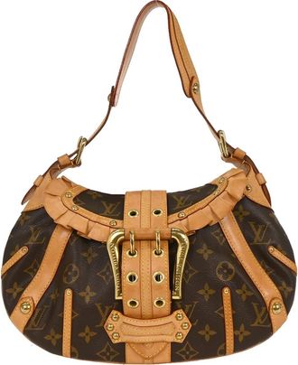 Louis Vuitton Leonor Handbag Monogram Canvas Brown Canvas Handbag (Pre-Owned)
