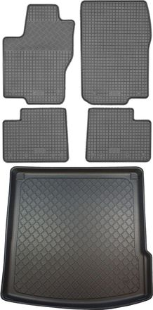 OEM Juego De Alfombrillas De Goma Para Coche Y Alfombrilla Para Maletero Para Mercedes Gle Coup&eacute; (5 Puertas) De Agosto De 2015 A Octubre De 2019