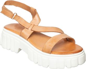 Antelope Fadi Platform Sandal in Tan Leather at Nordstrom Rack, Size 10Us / 41Eu